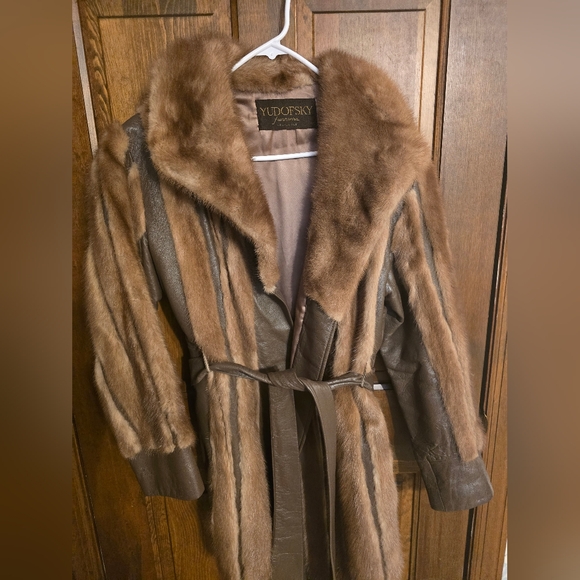 Autumn Cashmere Jackets & Blazers - Brown mink real Fur Coat for Women